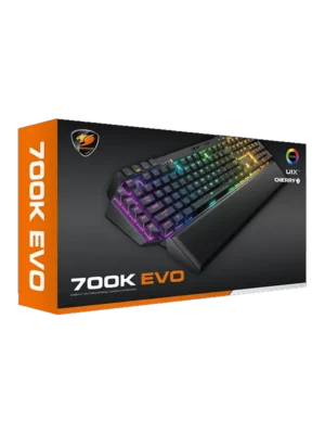 Claviers Cougar Gaming 700K Evo avec touches mécaniques et rétroéclairage RGB