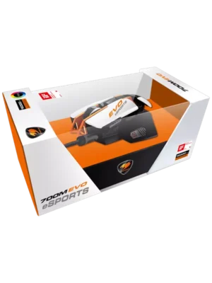 La 700M EVO offre une personnalisation et une performance ultime pour les gamers avec un capteur optique avancé de 16000 DPI et un système de poids ajustable pour une ergonomie optimale.