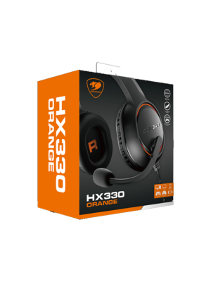 Plongez au cœur de l'action avec le casque micro HX330 Orange, pour un son immersif et un style unique.