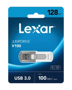 Clé USB Lexar 3.0 V100 128 Go : stockage rapide et robuste