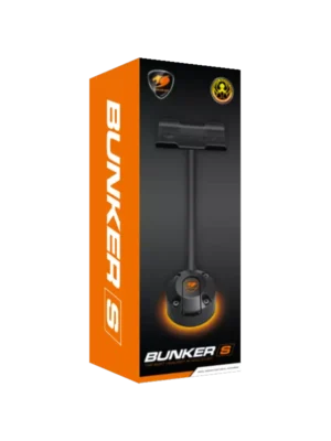 Le support de casque Cougar Gaming Bunker S offre une solution de rangement pratique et sécurisée pour votre casque gaming. La base en caoutchouc antidérapante assure une stabilité maximale.