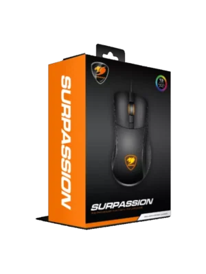 Souris Surpassion - Capteur optique, précision ajustable grâce à son écran LCD, forme ergonomique, boutons programmables
