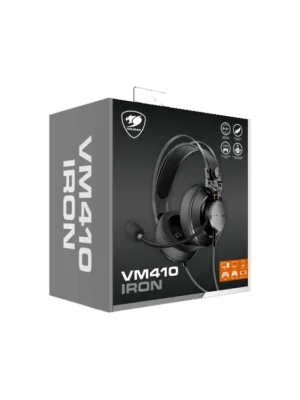 Maximisez votre expérience de jeu avec le casque micro VM410 Iron, pour une qualité audio exceptionnelle et un confort inégalé.